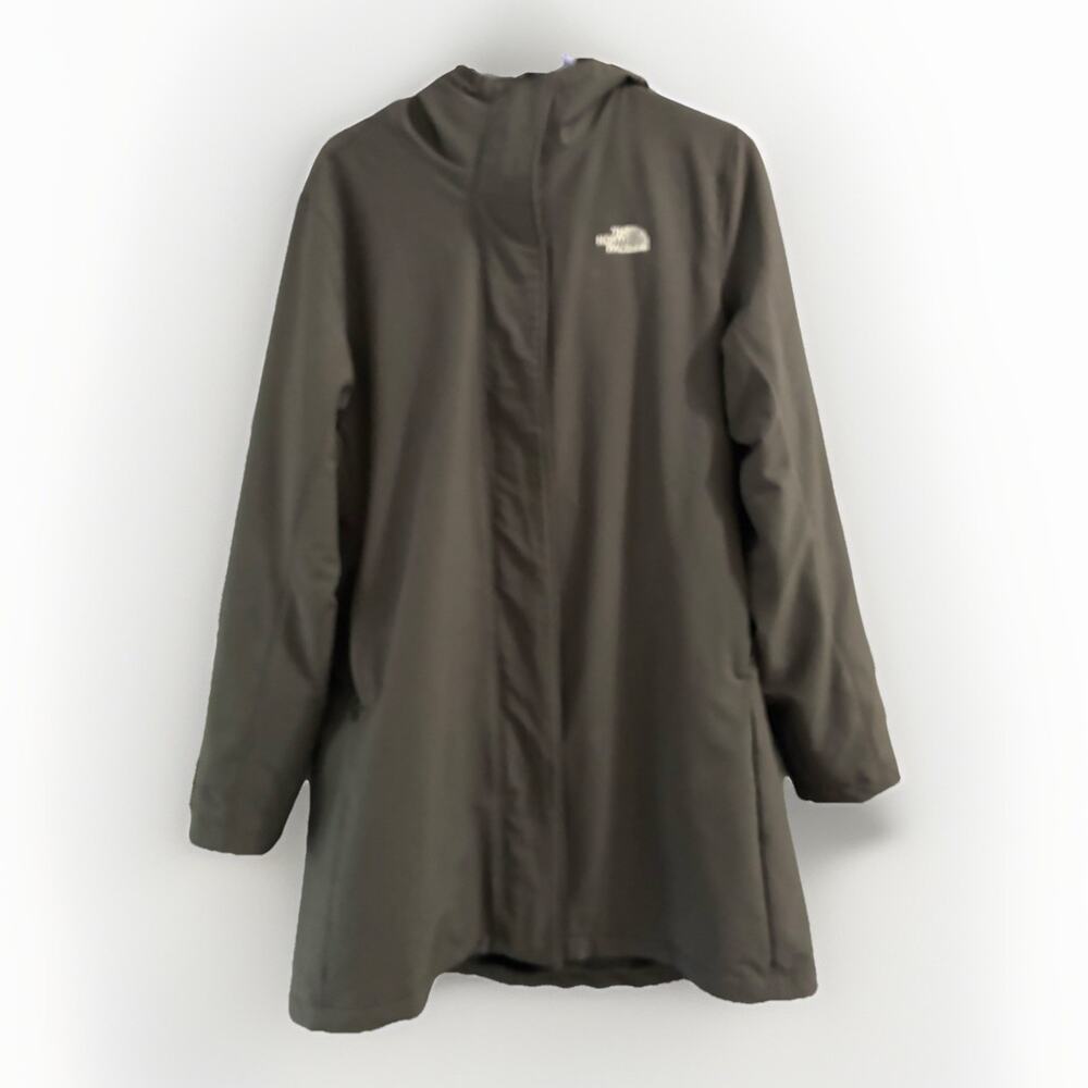North Face Womens Black Shelbe Rascehl Windwall Parka Women’s size Large
